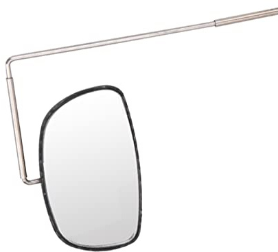 Drfeify Fahrradrückspiegel, Am Helm oder an der Brille, Verstellbarer Winkel, Rückspiegel Fahrradzubehör