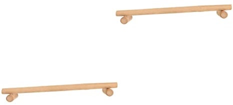Handtuchhalter Aus Holz 30 cm Ohne Loch Einfaches Design Für Die Handtuchaufbewahrung Im Badezimmer in Der Küche Und Zu Hause 2 Stück