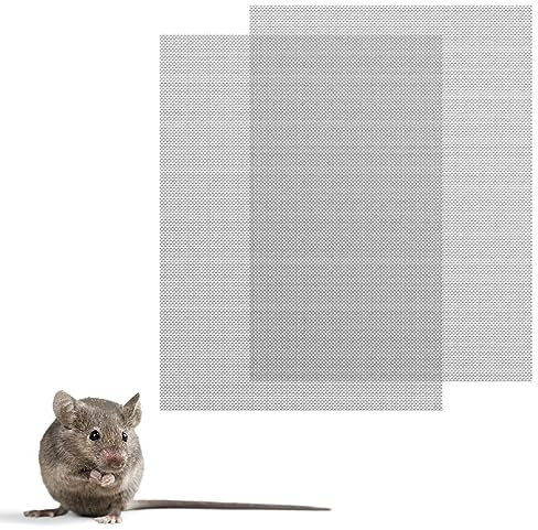 Adiwo Rete Metallica Maglia, 2 Pezzi 40 x 30 cm Rete Metallica a 20 Maglie, Rete Metallica in Acciaio Inossidabile 304, per Insetti, Roditori, per Prese d'aria, Casa, Cucina, Giardino