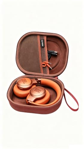 L LTGEM Headphone Case for JBL/Sony/Soundcore/JLab Brown