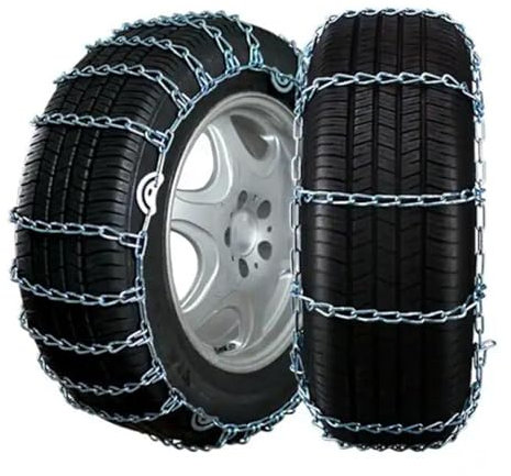 Universal Schneeketten für Auto, Vollständig Umschlossene Auto-Schneereifen Ketten, Verschleißfeste Anti-Rutsch-Kette Aus Legiertem Stahl, Einfach zu Montieren, für Reifenbreite 155 mm–275 mm ( Size :