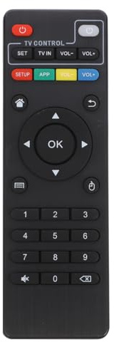 WOFASHPURET Universelle -Fernbedienung Mit 31 Tasten Für -4K- Kompatibel Energiesparender Remote Controller Für Fernseher Und Media Player Einfache Bedienung 5.51X1.77X0.59In
