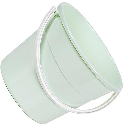 Zerodeko Heavy-duty Plastic Water Bucket Handle 12.2l Camping Utility Bucket for Car Washing and Mopping Green Household Water Storage Pail