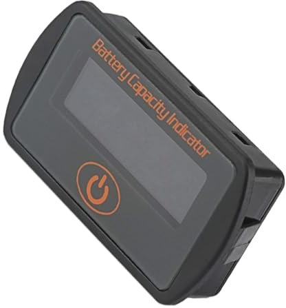 OSALADI Battery Monitor Digital Tester Lcd Display for Capacity Indicator for Automotive Portable Devices and More