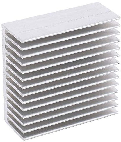 4 Pezzi Dissipatore di Calore in Alluminio, 50x20x50mm Dissipatore di Calore con Aletta di Raffreddamento per Radiatore per Router CPU Amplificatori PCB Alimentatori