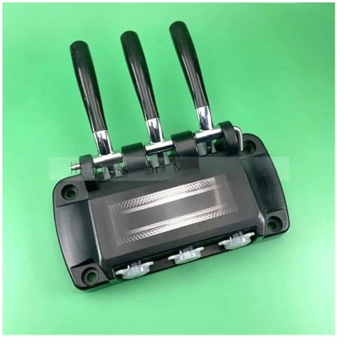 Kompletter Satz Ventilblock-Frontplatten-Ersatzteile, Armaturen, kompatibel mit VEVOR, kompatibel mit YKF, Zubehör for Softeismaschinen, 3 Griffe