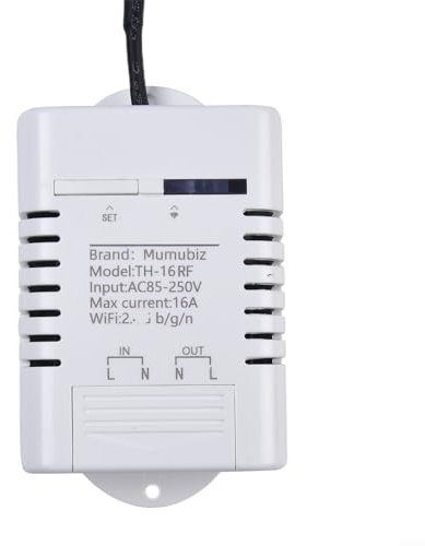 WiFi Enabled Smart Thermostat, Programmable 16A Room Thermostat Underfloor Heating Controller with Sensor Probe,Real Time Temperature Monitoring(for EWELINK)