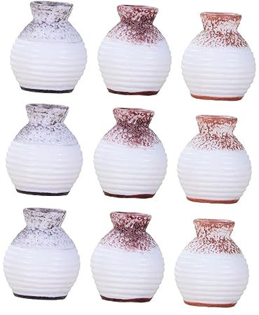 CHILDWEET 18stücke Teiliges Miniaturvase Für Landschaften Kreative Resin Blumenvase Für Foto Props Und Tischdeko