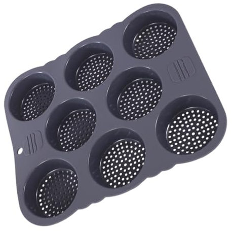 Cabilock Molde De Silicona Para Bizcochos y Hamburguesas Reutilizable Antiadherente Para Hornear