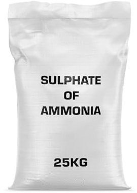 Sulphate of Ammonia General Garden Fertiliser Soil Improver, Vegetable Food, Great For Trees, Shrubs, And Hedges, Ammonium Sulphate Boost to Flowering and Fruiting Plants (25kg)