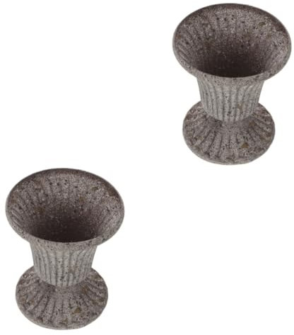 ifundom 2 Pezzi Commemorativo per Cimitero Portafiori per Decorazione Lapidi Adatto per Fiori Freschi e Artificiali per Cerimonie e