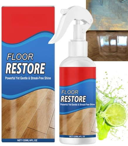 Floor Restore-e/ez Floor Cleaner Liquid & Wood Floor Polish,Quick-Dry Flooring Renewal Agent,Laminate & Wooden Floor Cleaner,Restorer & Protective Shine for All Wood Types, Quick-drying Solution