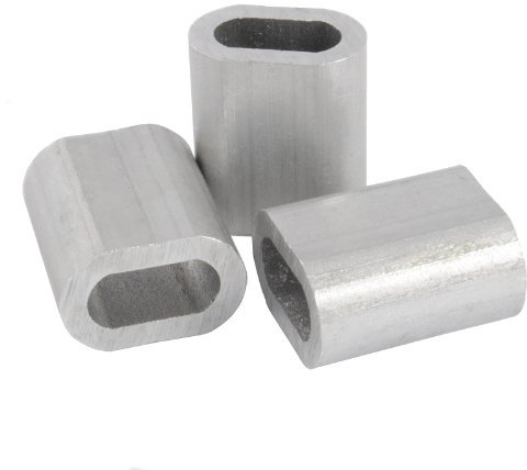 50 x PRESSKLEMME FÜR SEIL 10mm EDELSTAHL Drahtseilklemme Stahlseil Seil Draht Stahl Drahtseil
