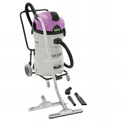 Aspirateur industriel sans sac Pro cuve Polypropylène SIDAMO JET100P Eau et Poussières.