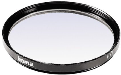 Hama Filtre UV (anti-UV et protection, compensation 2X, traitement antireflet, pour objectifs d'appareils photo 77 mm, O-Haze, traité) Noir