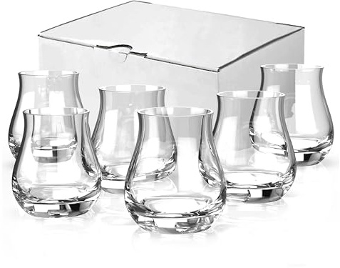 GLENCAIRN Whiskey and Gin Mixer Glass, Set of 6 in Trade Pack