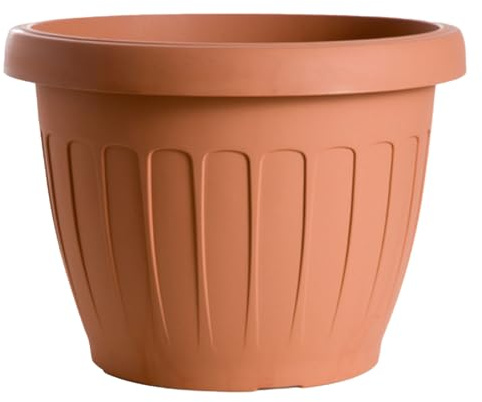 Bama Terra, Pot de Plantes, 40 x 26 x 30 cm, résine, Terre Cuite, 25 cm