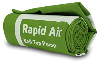 Klymit Rapid Air Pump for Inflatable Klymit Sleeping Pads, Portable Air Pump For Flat and Push-Pull Valves, Green