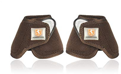 Horsecode Hufglocken Brown Glitter & Go M