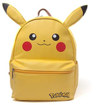 DIFUZED Sac à dos jaune motif Pikachu Kinder-Rucksack, 41 cm, Gelb (Jaune), 71300007961