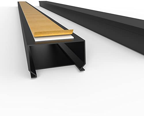 SCOS Smartcosat Kabelkanal, 40x25 mm, 5x2 m, Schwarz, selbstklebend | PVC, UV-beständig, Innen & Außen, 5 Stangen à 2 m = 10 m, Made in Germany