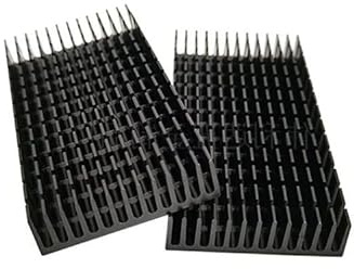 Aluminum Heatsink SJZBIN 2PCS 80x40x11mm Black Heat Sinks Radiator Board Cooling Radiator Fin Heat Cooler with Thermal Conductive Adhesive Tape for Cooler Electronics CPU Led Cooling Fin