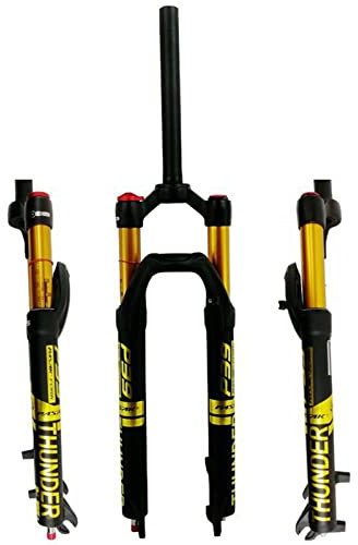 Forcella MTB Ad Aria Forcella Bicicletta 27,5 29 In Lega Di Magnesio Alluminio Controllo Spalla Controllo Cavo, Tubo Verticale OD 28,6 Viaggio 120MM, Marcia Aperta 100MM B,29in
