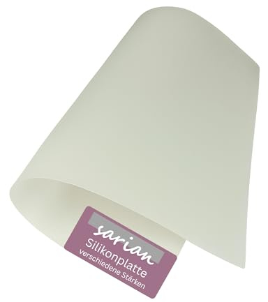 Silikon 200 x 300mm Silikonplatte Silikondichtung, Stärke: 0,5mm bis 5mm lebensmittelecht FDA Silikonmatte (Stärke: 5mm)