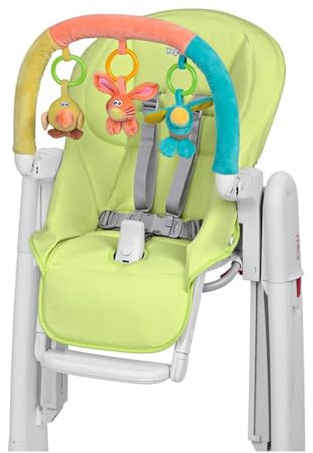 PEG Kit Tatamia - Sitzbezug + Spielbogen - Kompatibel mit Peg Perego Tatamia Hochstühlen - Grün