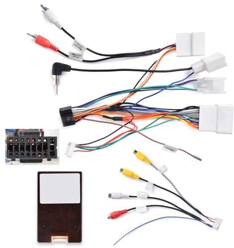 JBL Harness Adapter for Toyota Car Radio - 16 PIN Power Cable Plug and Play Wiring Harness Power Cable - for Toyota Tundra RAV4 Camry Corolla Highlander Vios Yaris Sienna Hilux Prado Fortuner