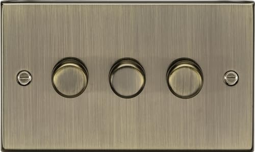 3G 2-way 10-200W (5-150W LED) Intelligent dimmer - Antique Brass
