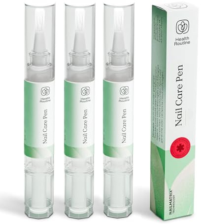 HealthRoutine Nail Care Pen — Lápiz para el Cuidado de las Uñas EL ORIGINAL de Austria con Aceite de Árbol de Té, Aceite Cutículas Uñas, Endurecedor Uñas, Fortalecedor de Uñas para Uso Externo, 4ml