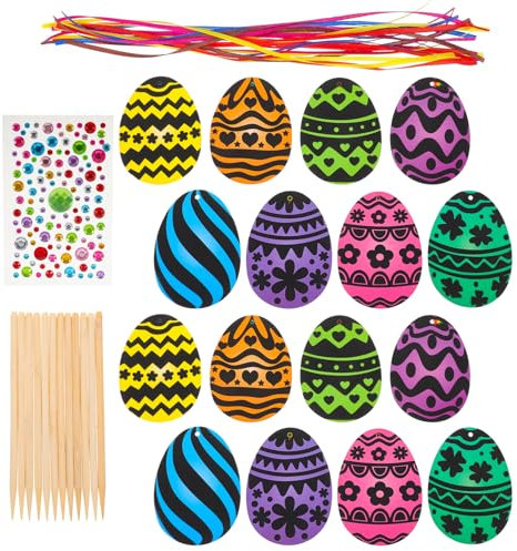 JOINPAYA 1satz Bunten Kratzkarten Für Ostern Osterdekoration Für Mädchen Unterhaltsame Bastelaktivität Sichere Und Kreative Partygeschenke Für Mädchen Und Jungen