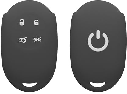 kwmobile Schlüsselhülle für FIAT 500E 4-Tasten Autoschlüssel Hülle - Autoschlüssel Schlüssel Hülle aus Silikon - Schlüsselschutz Gehäuse in Dunkelgrau