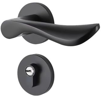 JAQVCTSC Serratura for porta interna, serratura divisa, serratura magnetica a ventosa, serratura magnetica, nucleo in rame nero, corpo della serratura 58(5111magneticlocksinglelock)