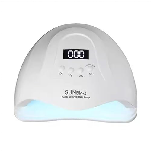 Lampada UV LED 120 W per Unghie, compatibile con tutti i tipi di semipermanente, gel. Professionale con sensore di movimento, timer automatico oppure manuale