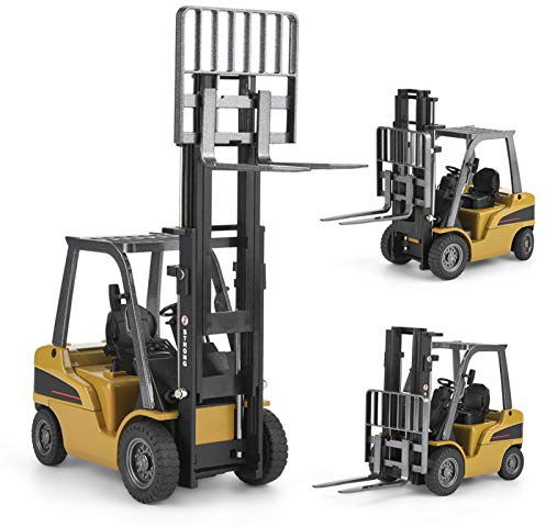 Culnflun Chariot élévateur, Jouets de Chariot élévateur moulés sous Pression, Jouet de Camion de Construction en Alliage, modèle de Voiture 1:50 pour Enfants, Jouet de véhicule de