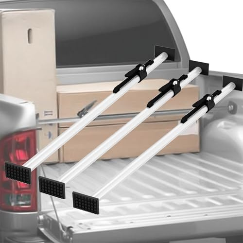 Barra di carico per carichi Pesanti per cassone di Pick-up - Stabilizzatore a cricchetto Regolabile con Blocchi di carico Antiscivolo per rimorchi, SUV, furgoni e berline - Metti in sicurezz