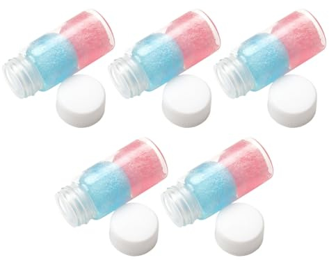 VICASKY 5 Stück 30ml Wimpernkleberentferner für Pinzetten Reinigungslösung mit Silikon und Schwamm für Professionelle Anwendung im Salon und Privaten Gebrauch