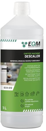 EQM Decalcificante per Macchine da Caffè 1L - 100% origine naturale - Compatibile con tutte le macchine da caffè