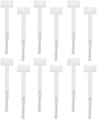 Brocha de Esmalte de Uñas Repuesto M09 100 Piezas Blanco | Cerdas Suaves PP y Nylon, Instalación Sencilla en Tapa, Uso Personal y Profesional, Salón o Casa