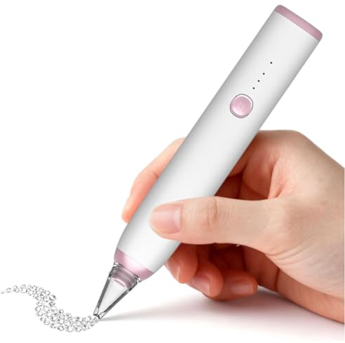 Miayical Kabelloser Elektrischer Wachsstift für Diamond Painting - Automatisches Zubehör für Erwachsene, Ultra-Leise & Starke Saugkraft für Perfekte Diamant Bilder