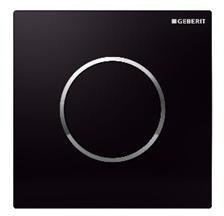Geberit HyTouch Urinal Handauslösung Sigma10 pneumatisch schwarz-chrom-schwarz