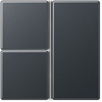 Jung a403tsaanm Set Tasten 3 Phasen Voll anthrazit matt