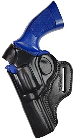 VlaMiTex R4Li 4 Zoll Lauf Leder Revolver Holster für Smith and Wesson 10/19 / 44/66 LINKSHÄNDER