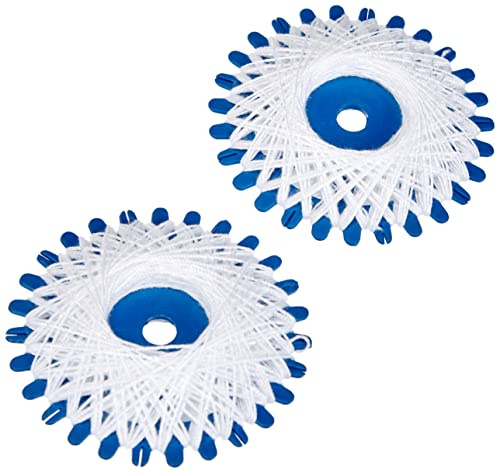Glorex 5 2003 08 - Sternzwirn Polyester, reißfestes Nähgarn, weiß, 2 x 20 m, ideal zum Nähen von festen Stoffen