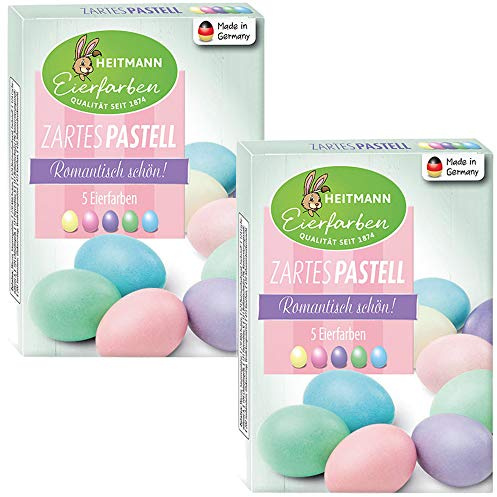 Heitmann Eierfarben Kräftig Bunte (2er Pack, Pastell)