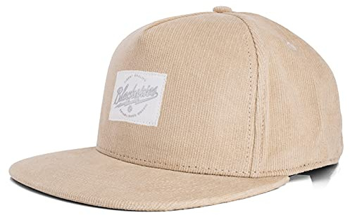 Blackskies® Ivory Snapback Cap Gorra De Béisbol Unisex Beige De Corderoy Hombre Mujer Streetwear Outdoor Verano Casual