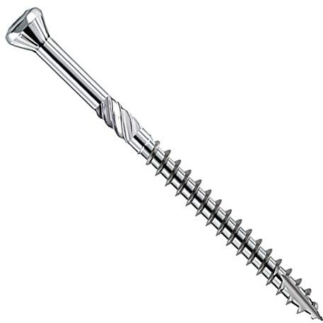 SCREW REBEL Fassadenschraube 4,0 x 50 mm - 500 Stück - Terrassenschrauben Edelstahl gehärtet mit Zulassung ETA
