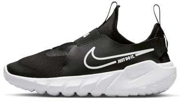 Nike Unisex Kinder Flex Runner 2 Sneaker, Black White Photo Blue University Gold, 36 EU